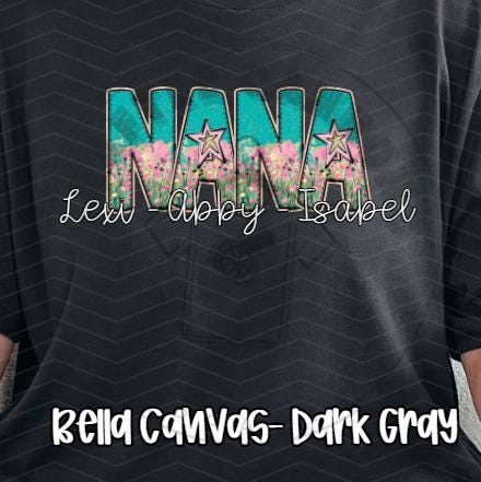 Custom Nana, Mom, or Grandma Shirt – Personalized with Grandkids' or Kids' Names