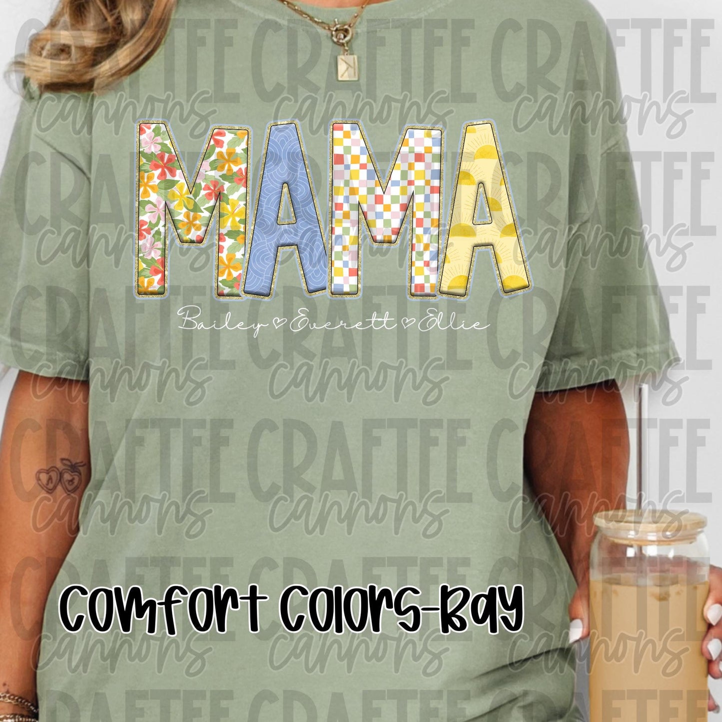Custom floral Mama, grandma, memaw, mamaw, grammy, nana shirt