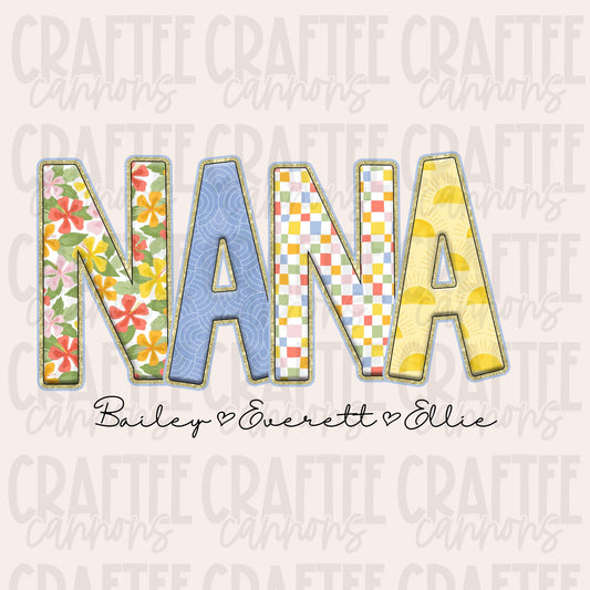 Custom Mom, Personalized Mothers day, Memaw, Grammy, Grandma, Nanna, MeMe, Nini