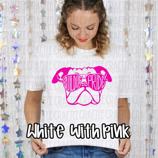 Bulldog Pride T-Shirt | School Spirit Shirt | Mascot Graphic Tee | Game Day Shirt | Bulldog Shirt | Multiple Color Options