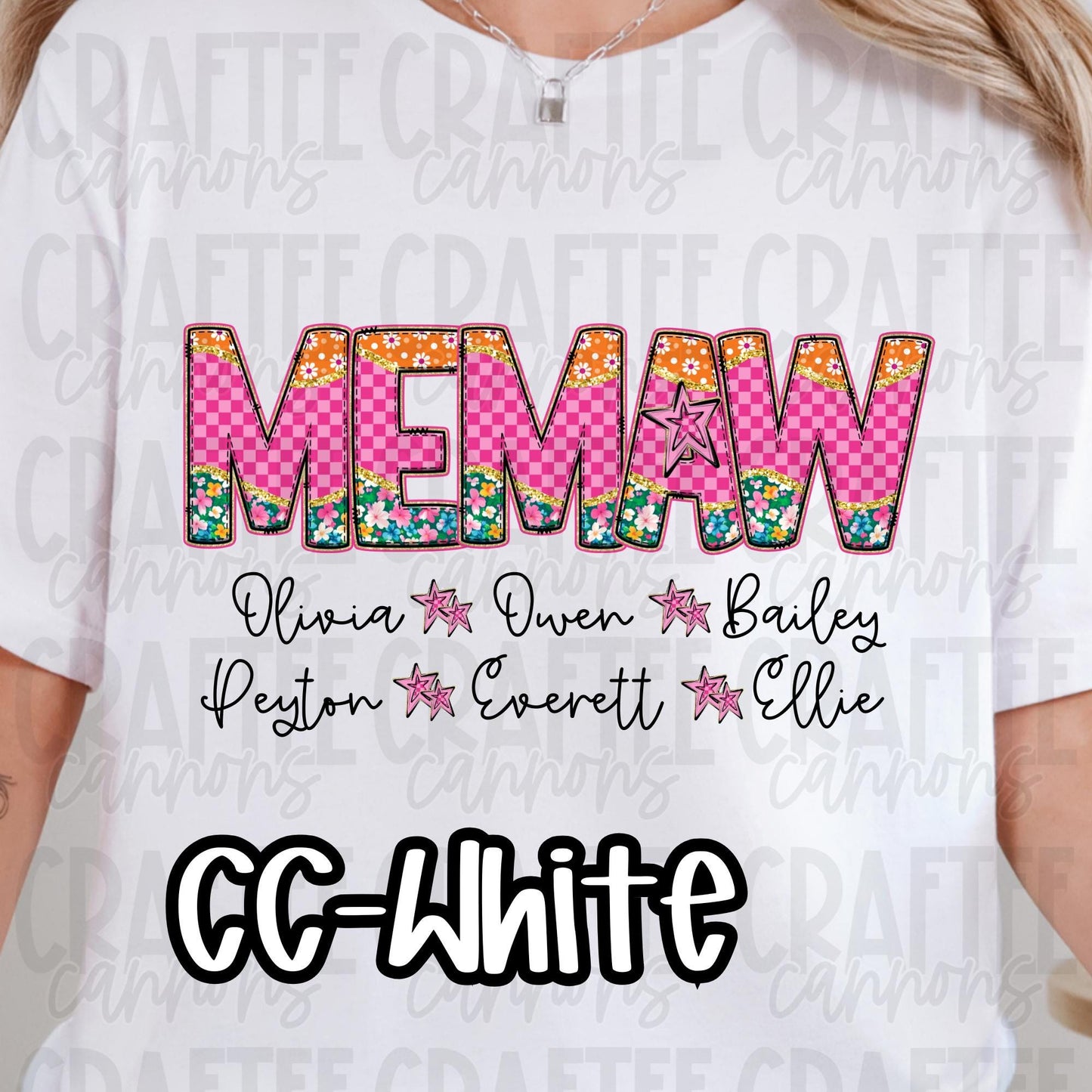 Bright Floral Mama, grandma, memaw, mamaw, grammy, nana shirt Bella Canvas Comfort Colors