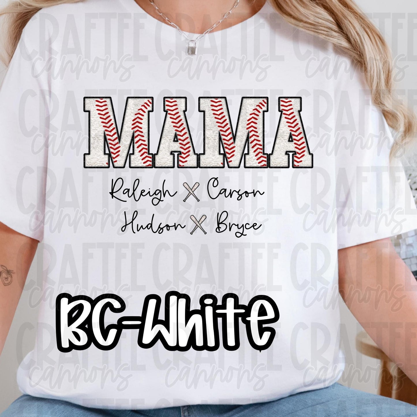 Baseball Mama, grandma, memaw, mamaw, grammy, nana shirt Bella Canvas Comfort Colors