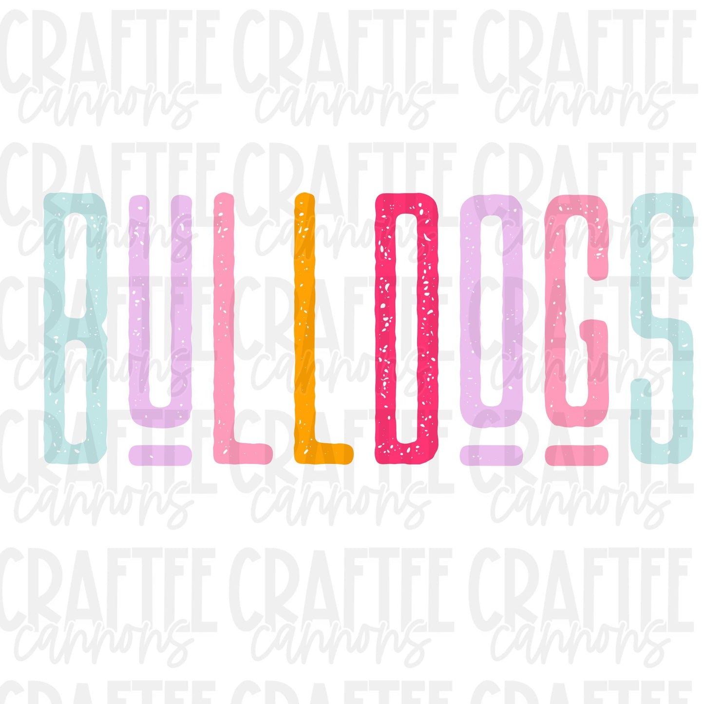 Custom Retro Team Mascot name-Custom School Mascot Word Art | Rainbow Block Text Design | Personalized Team Name Graphic | DIGITAL FILE