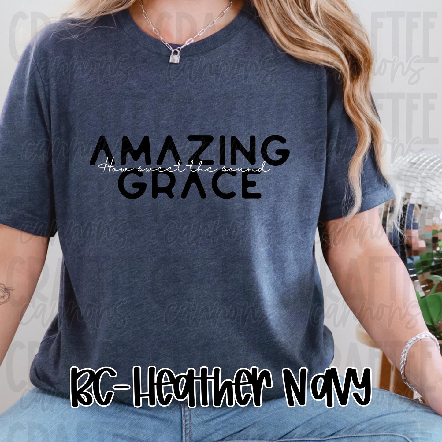 Amazing Grace T-Shirt | Christian Shirt | Religious Graphic Tee | How Sweet the Sound | Faith Shirt | Bella Canvas | Unisex Tee