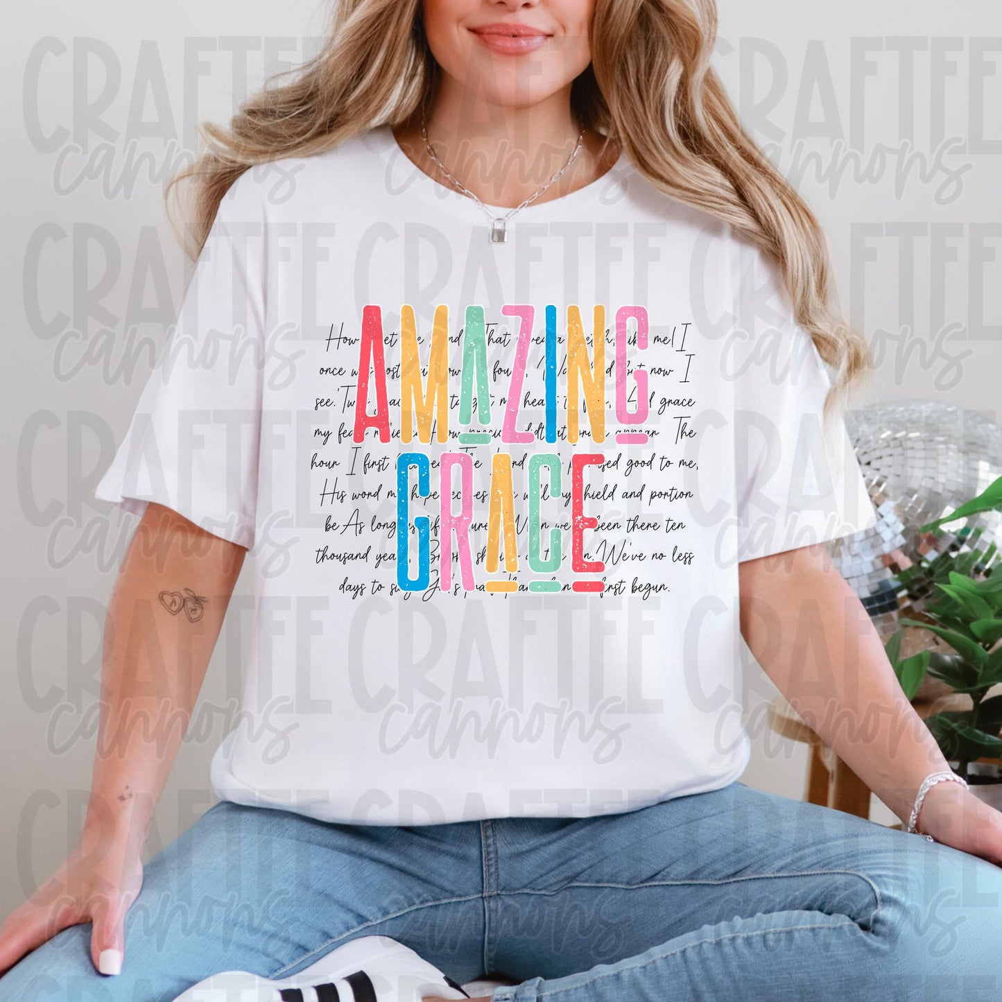 Amazing Grace Shirt | Christian Graphic Tee | Hymn Lyric Shirt