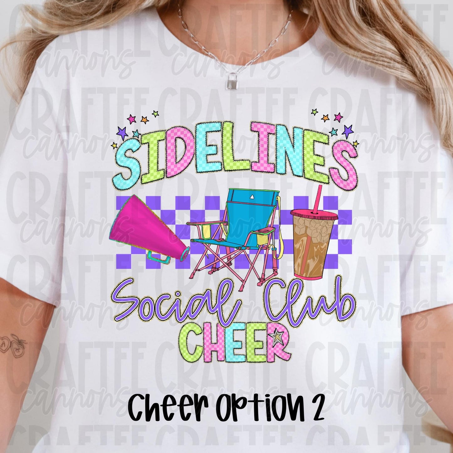 Sidelines Social Club Shirt – Custom Sport Parent Tee | Game Day Shirt | Sports Mom Shirt | Cheer, Baseball, Golf & More!