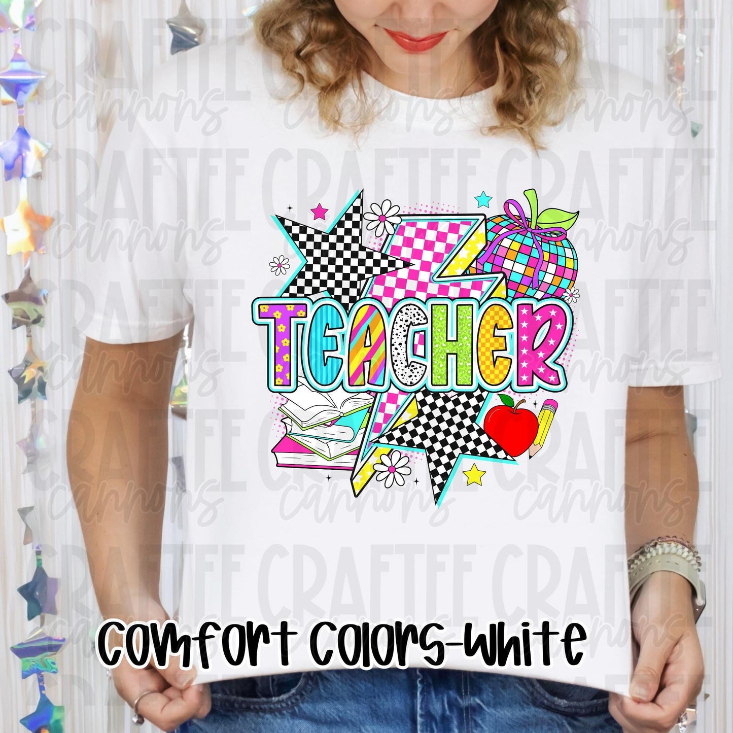 Retro Teacher Shirt  Comfort Colors or Bella Canvas  Perfect for Back to School, Teacher Appreciation  Everyday Classroom Style