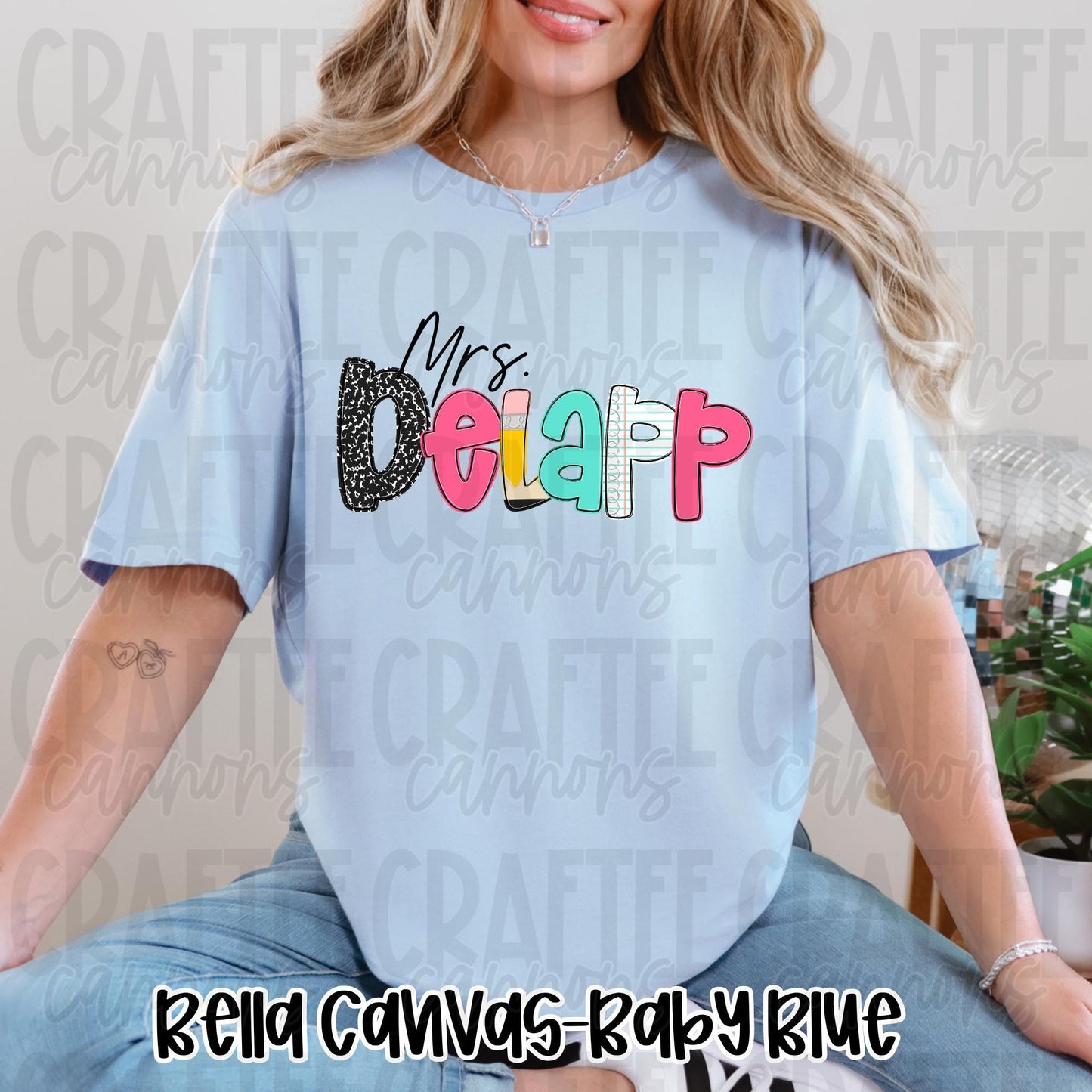 Custom Teacher Comfort Colors or Bella Canvas  Perfect for Back to School, Teacher Appreciation  Everyday Classroom Style