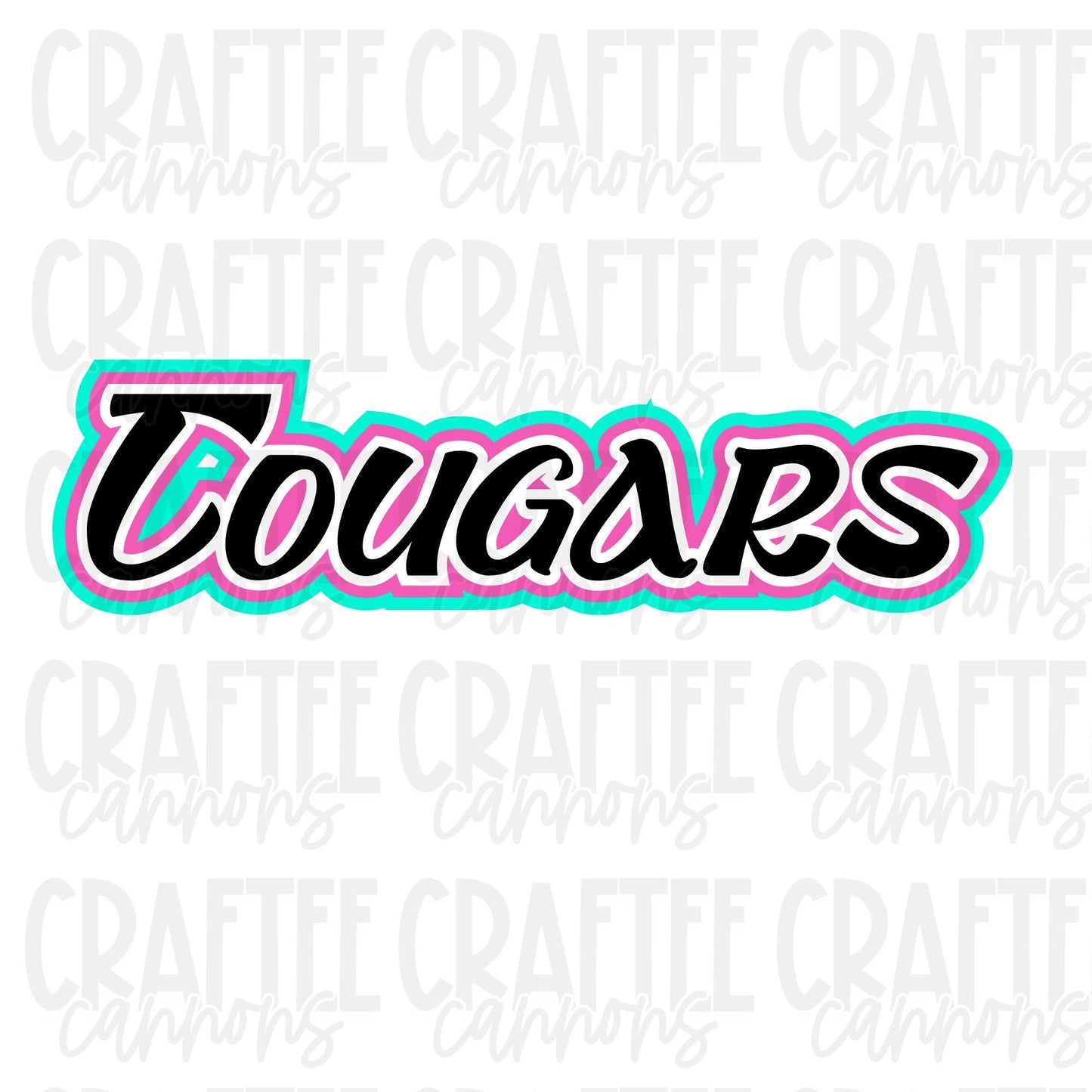 Custom colorful Mascot name-Custom School Mascot Word Art | Rainbow Block Text Design | Personalized Team Name Graphic | DIGITAL FILE