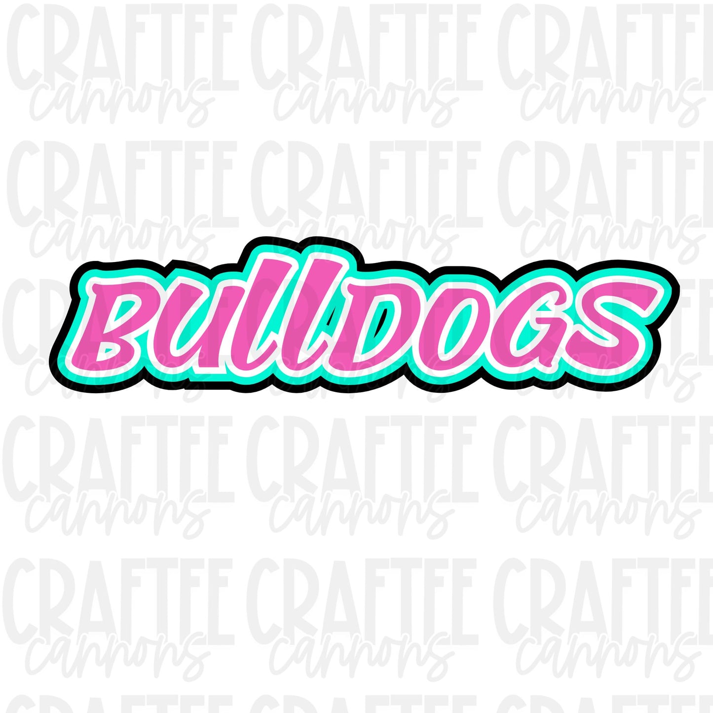 Custom colorful Mascot name-Custom School Mascot Word Art | Rainbow Block Text Design | Personalized Team Name Graphic | DIGITAL FILE