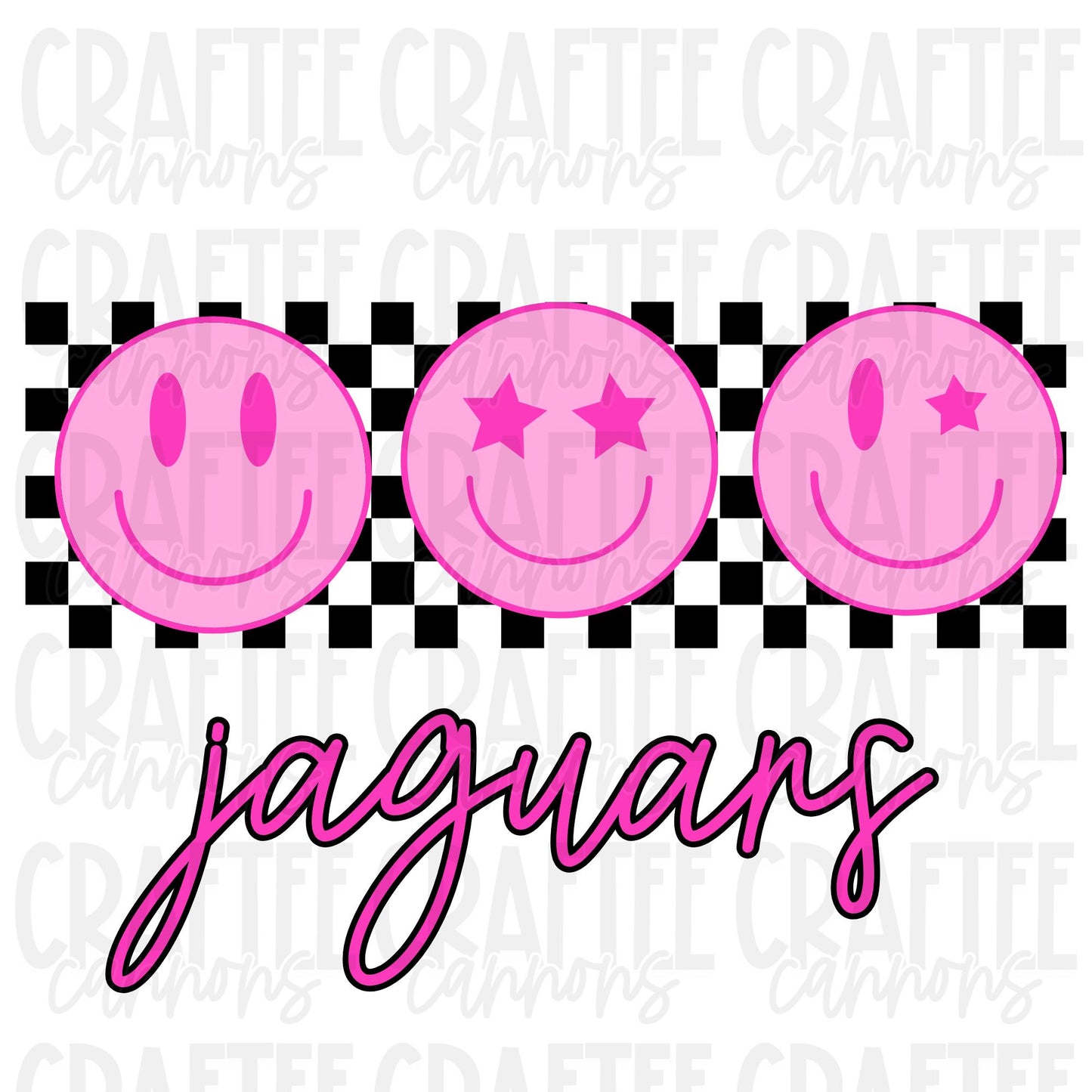 Custom Retro Smiley name-Custom School Mascot Word Art | Rainbow Block Text Design | Personalized Team Name Graphic | DIGITAL FILE