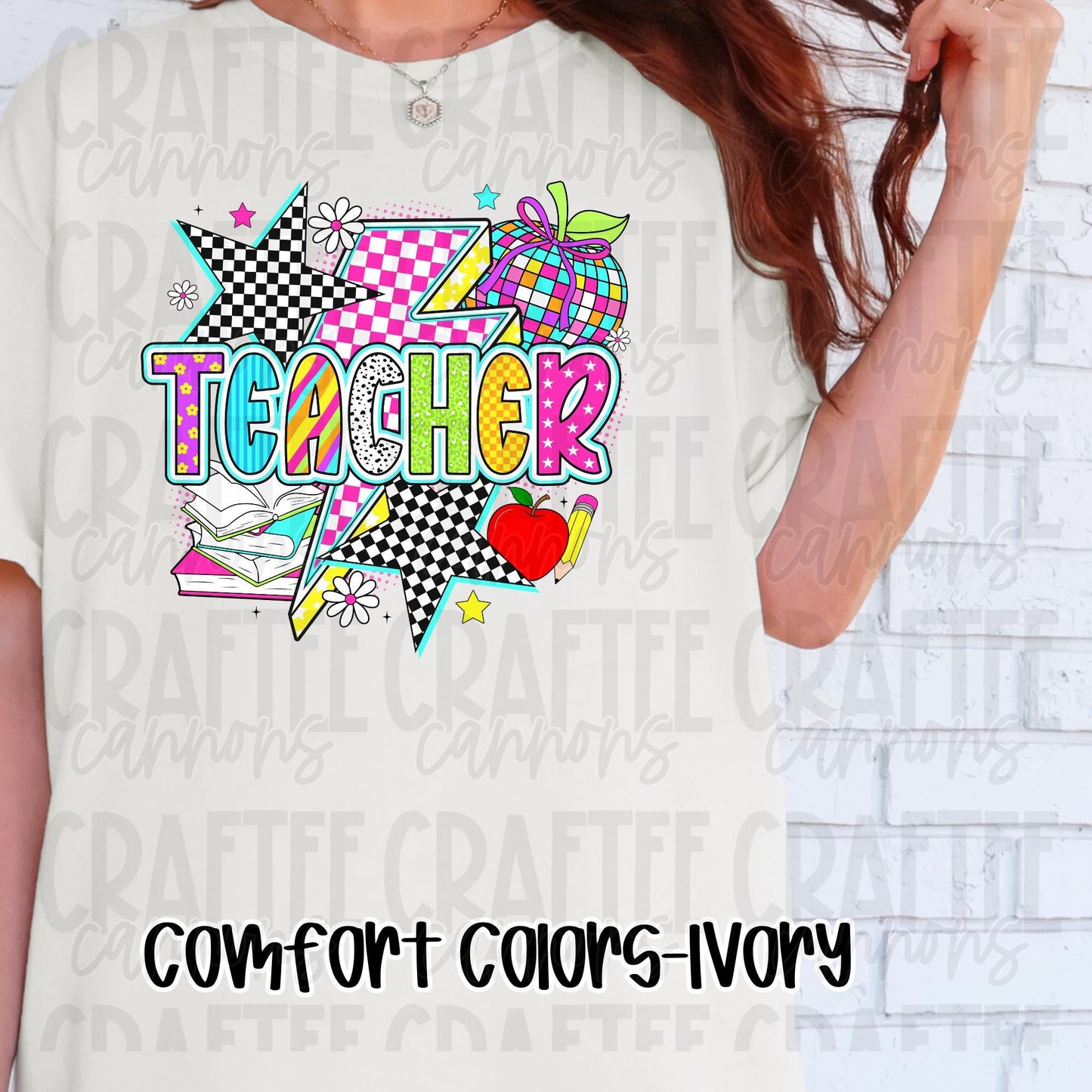 Retro Teacher Shirt  Comfort Colors or Bella Canvas  Perfect for Back to School, Teacher Appreciation  Everyday Classroom Style