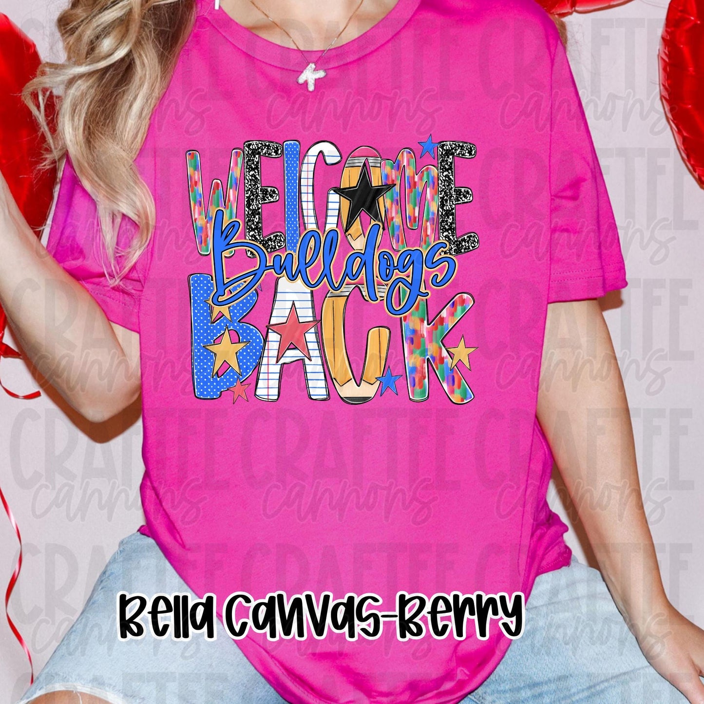 Welcome Back Bulldogs Comfort Colors or Bella Canvas  Perfect for Back to School, Teacher Appreciation  Everyday Classroom Style