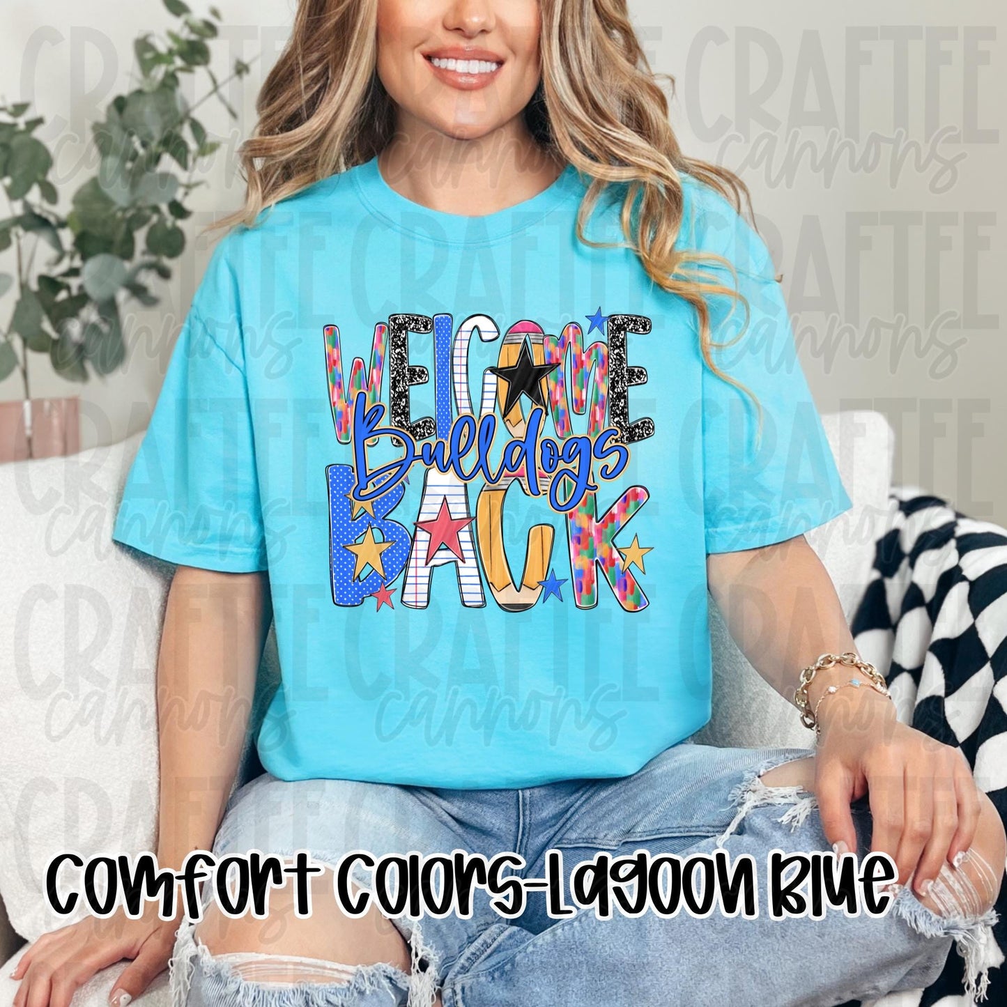 Welcome Back Bulldogs Comfort Colors or Bella Canvas  Perfect for Back to School, Teacher Appreciation  Everyday Classroom Style