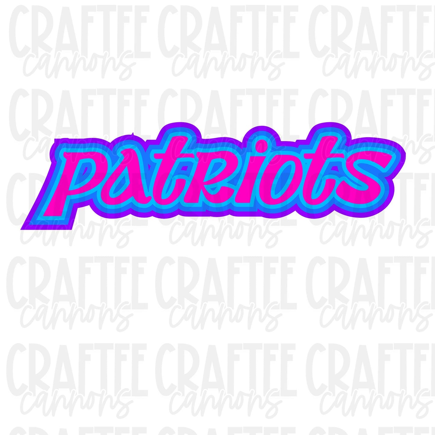 Custom colorful Mascot name-Custom School Mascot Word Art | Rainbow Block Text Design | Personalized Team Name Graphic | DIGITAL FILE