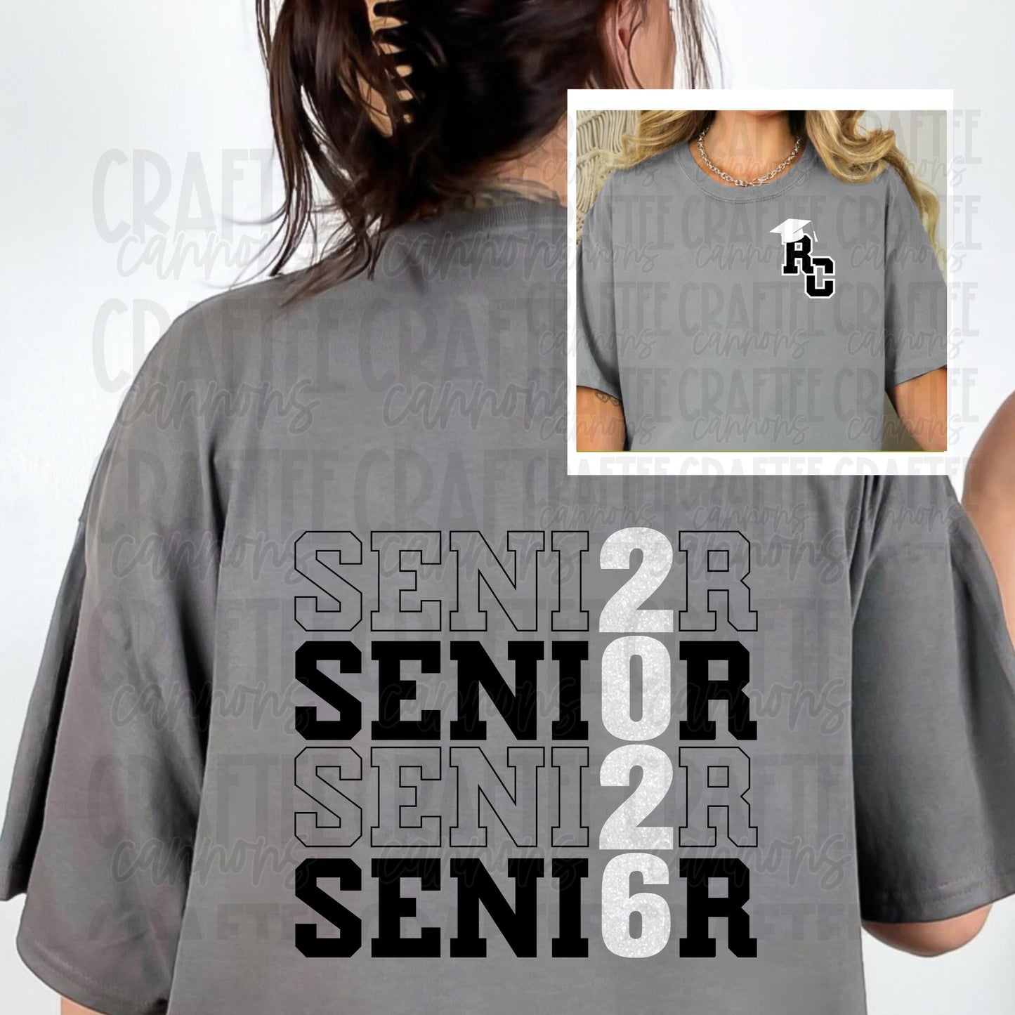 Custom SENIOR 2026 Shirt | Back-to-School Senior Tee | Graduation Shirt | Class of 2026 | Personalized High School Senior Shirt